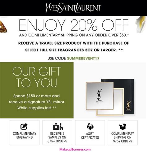 ysl beauty australia promo code|ysl beauty outlet.